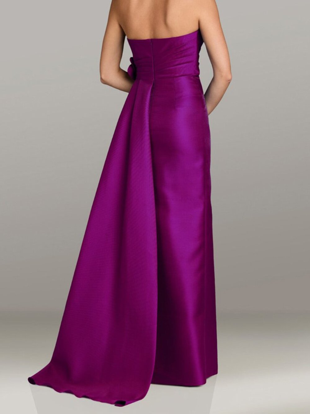 NWT Gia Franco 12549  Strapless Formal Gown Magenta size 8
